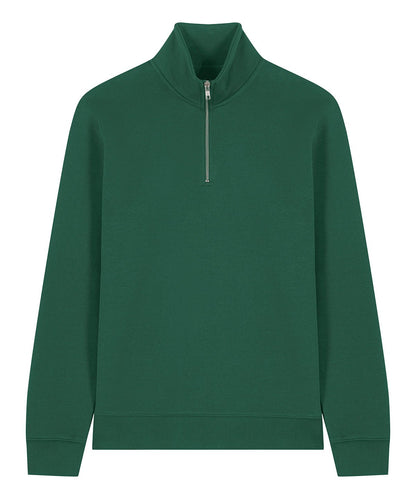 Organic Zip Neck Sweatshirt — Unisex - Bascora