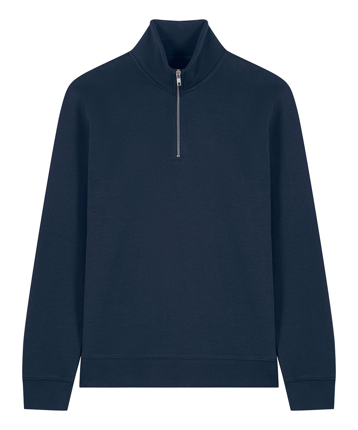 Organic Zip Neck Sweatshirt — Unisex - Bascora