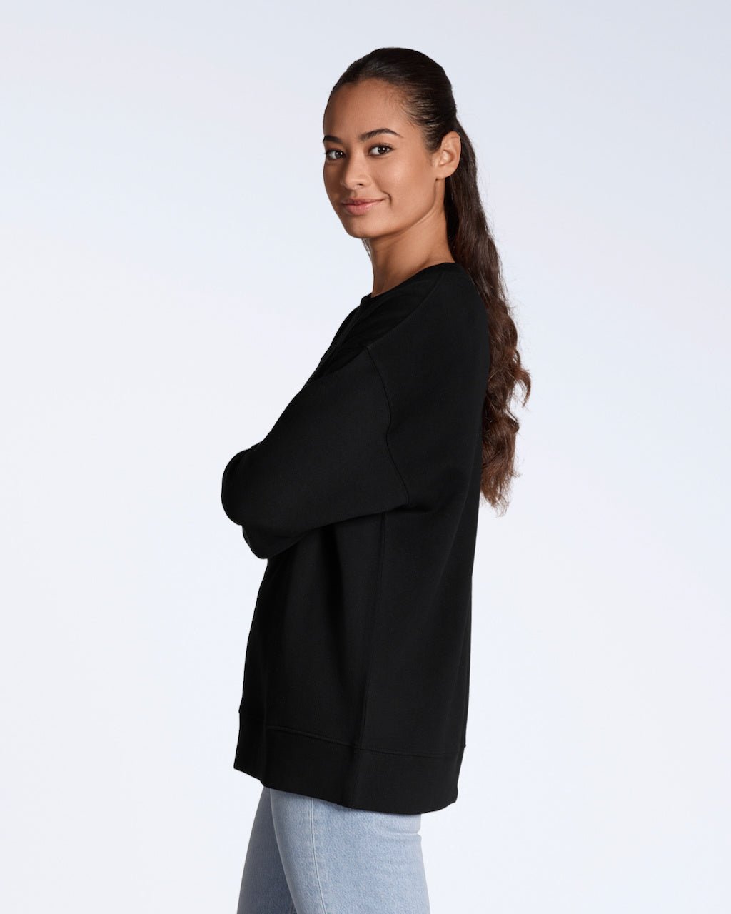 Oversized Organic Sweatshirt - Bascora