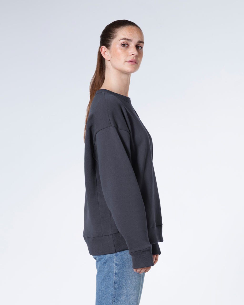 Oversized Organic Sweatshirt - Bascora