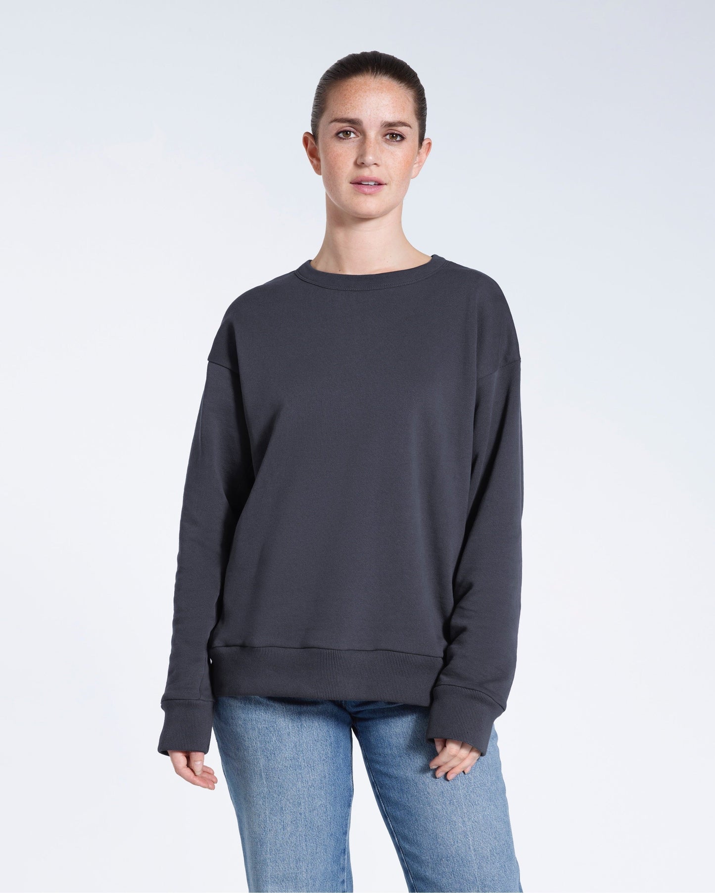 Oversized Organic Sweatshirt - Bascora