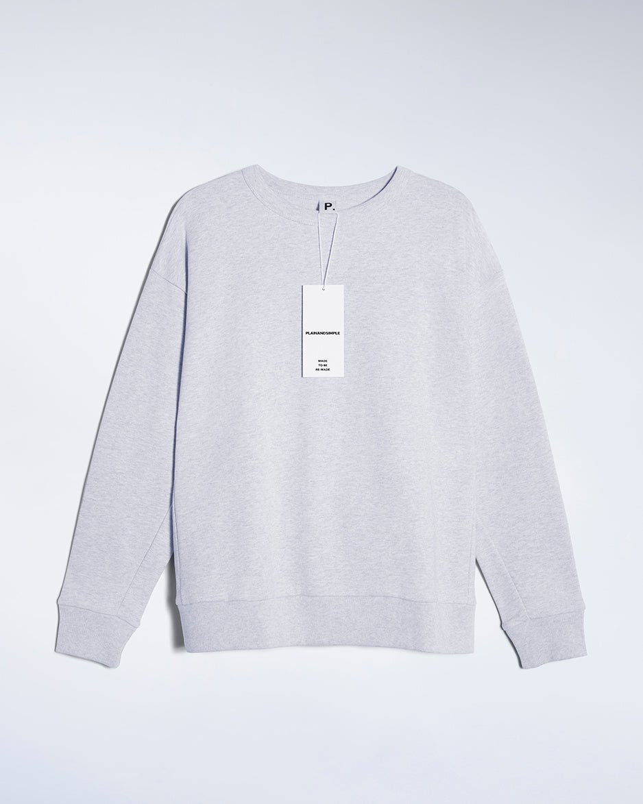 Oversized Organic Sweatshirt - Bascora