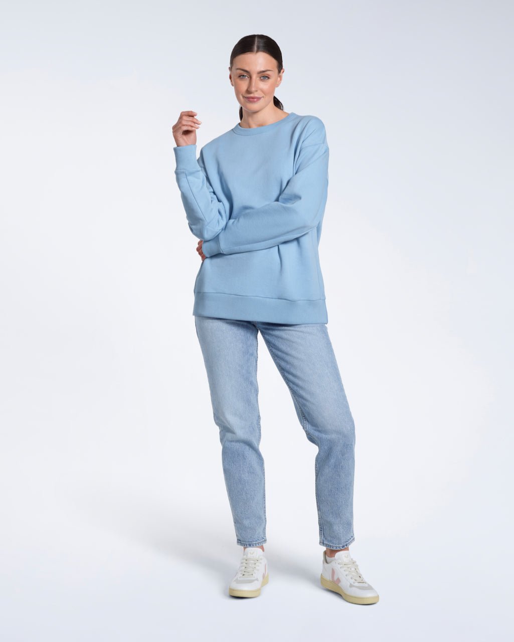 Oversized Organic Sweatshirt - Bascora