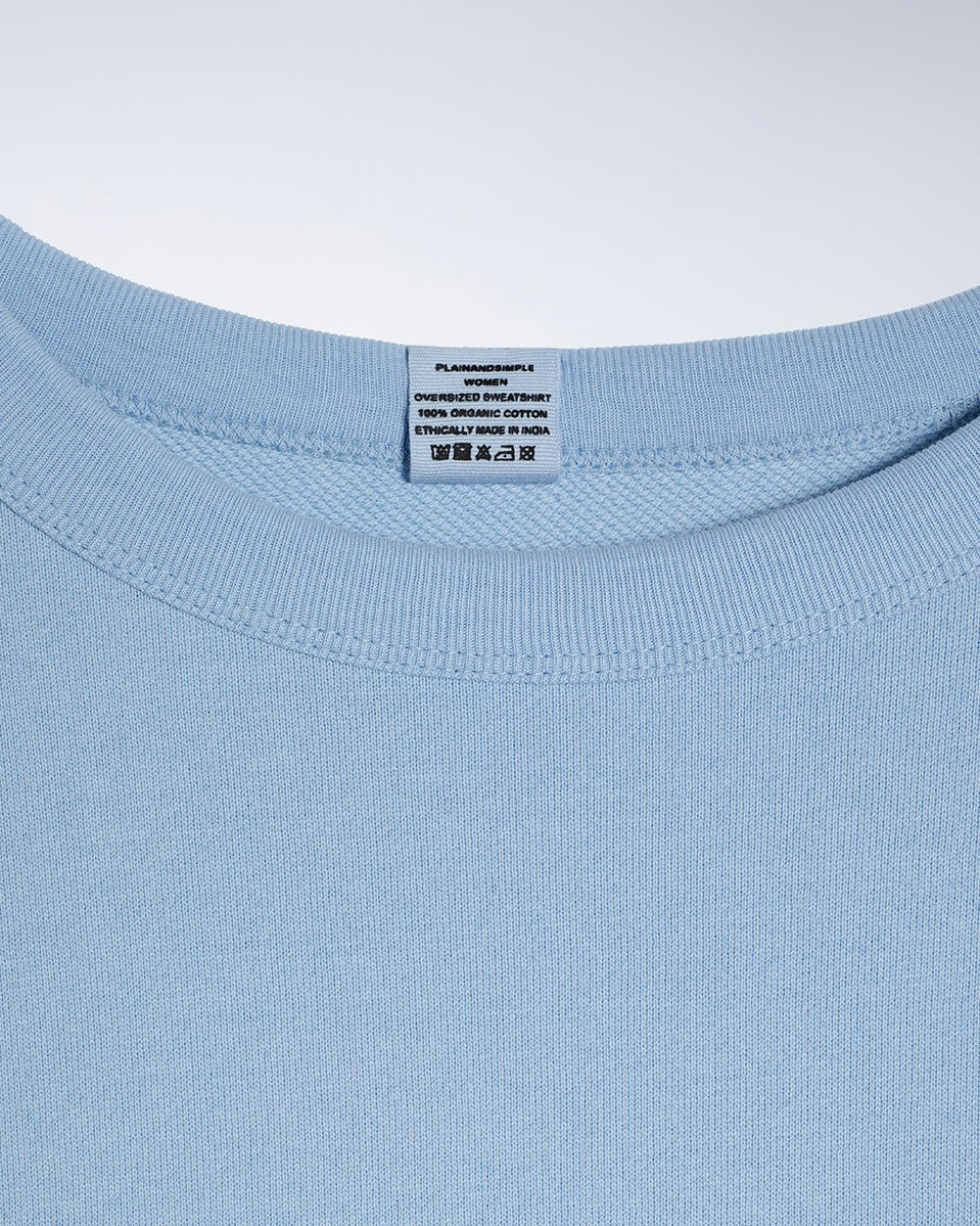 Oversized Organic Sweatshirt - Bascora