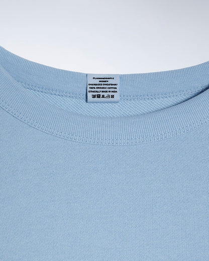 Oversized Organic Sweatshirt - Bascora