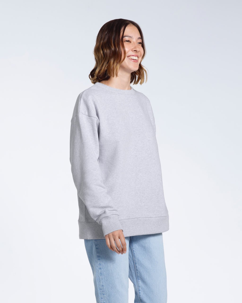 Oversized Organic Sweatshirt - Bascora