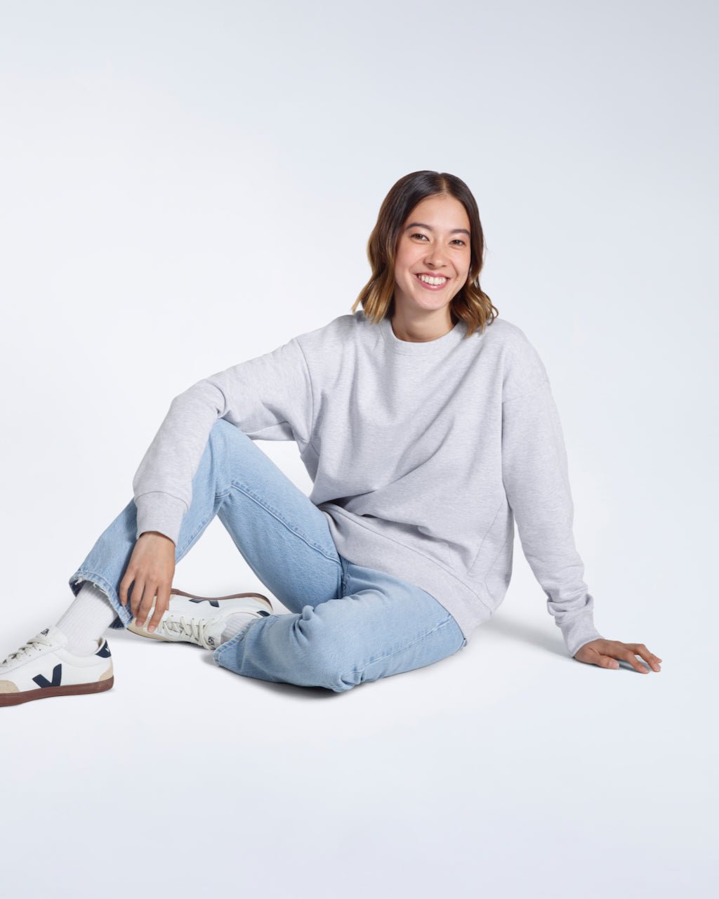 Oversized Organic Sweatshirt - Bascora