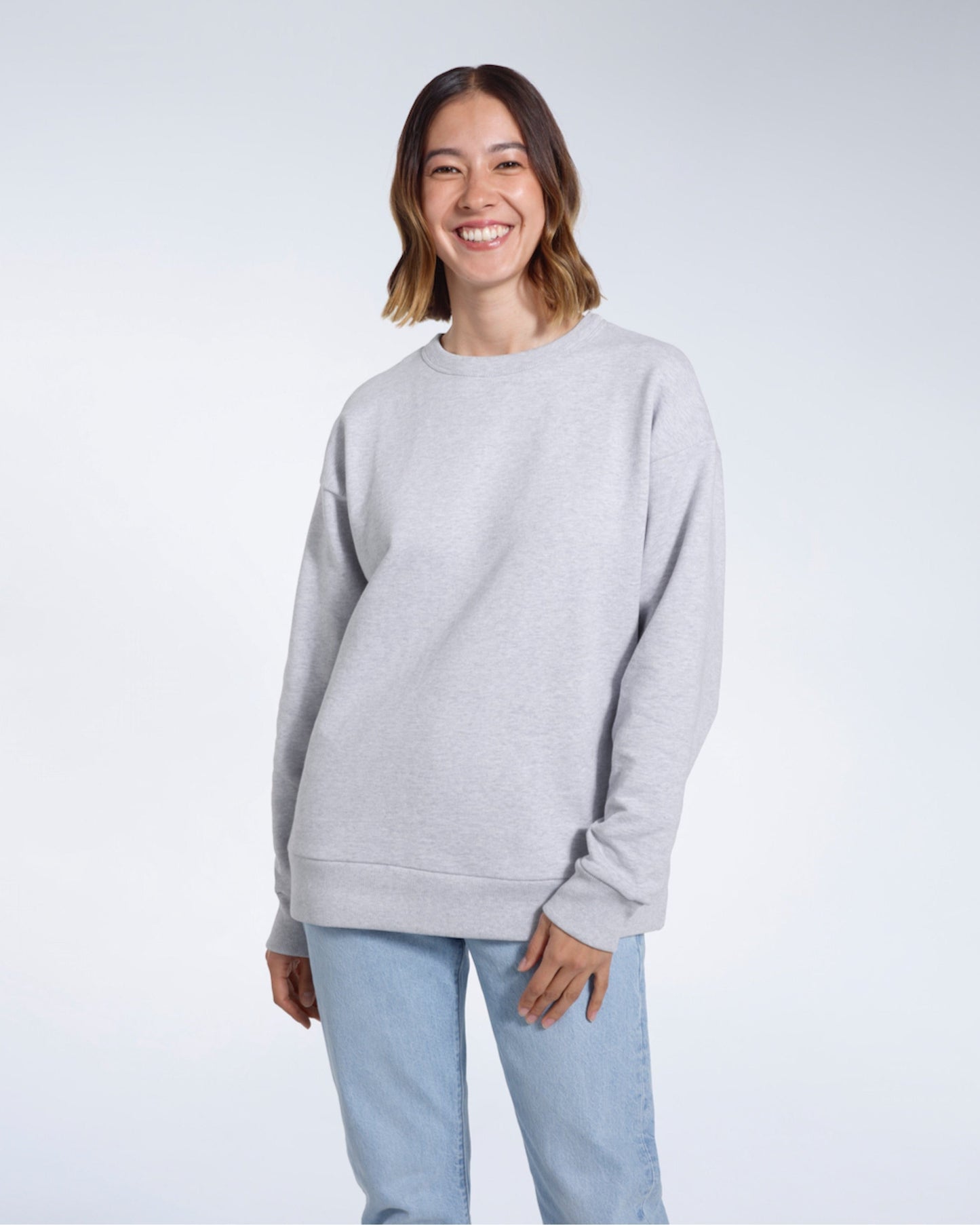 Oversized Organic Sweatshirt - Bascora