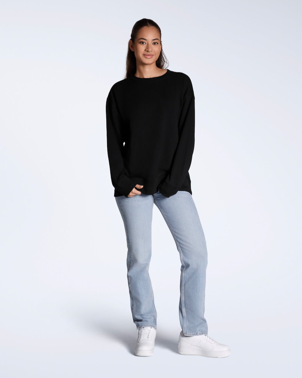 Oversized Organic Sweatshirt - Bascora