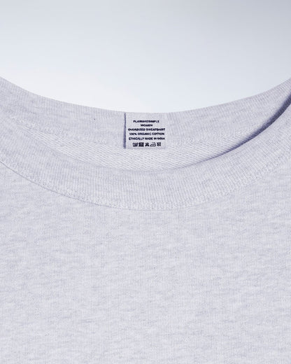 Oversized Organic Sweatshirt - Bascora