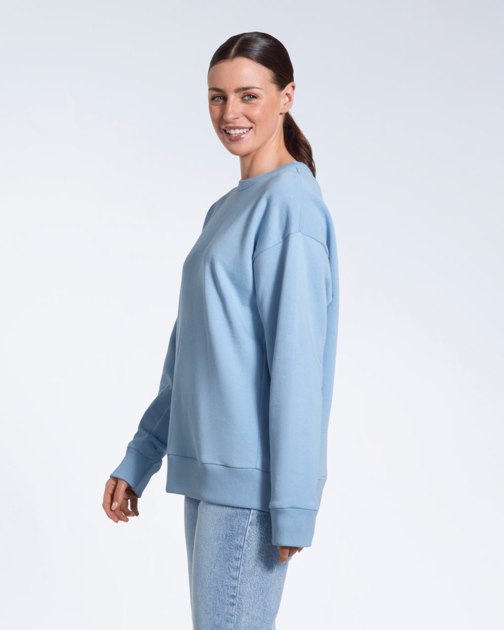 Oversized Organic Sweatshirt - Bascora