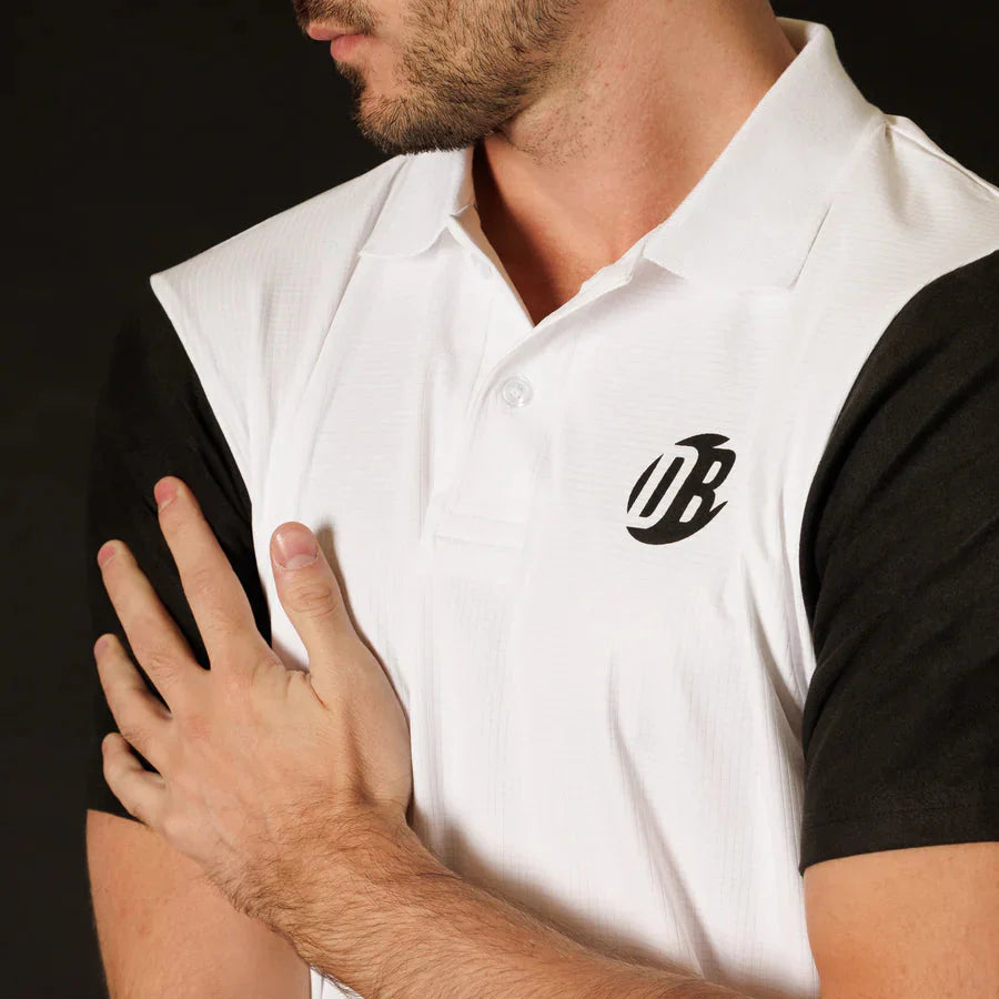 Men's Polo Shirt Drybreak White - Performance Sportswear