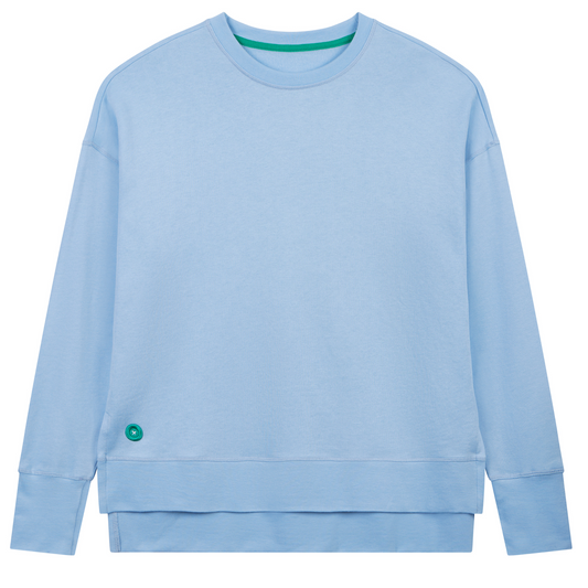 Loungers Organic Cotton Modal Longline Sweatshirt