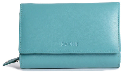 Paula RFID Leather Trifold Purse - Bascora