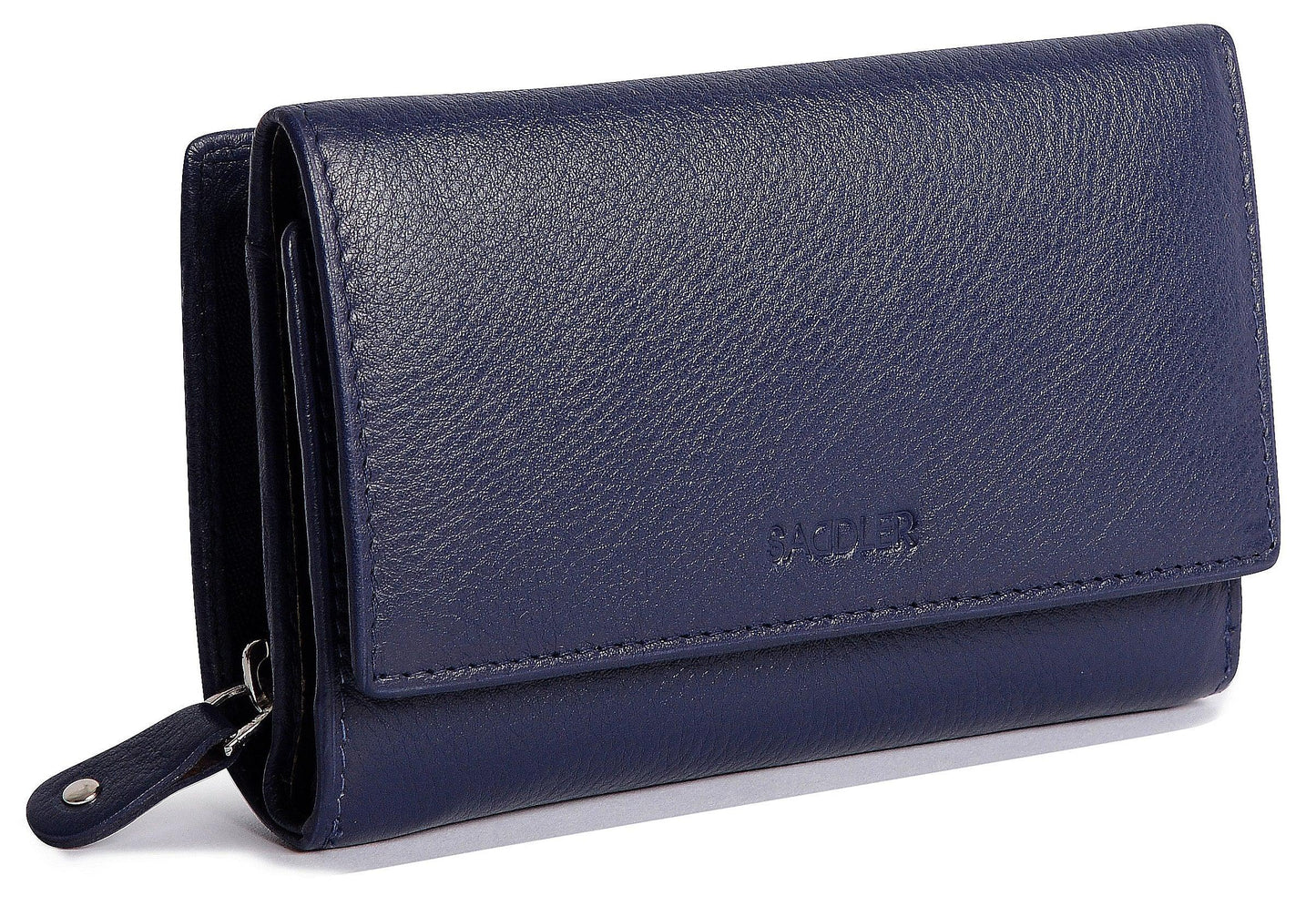 Paula RFID Leather Trifold Purse - Bascora