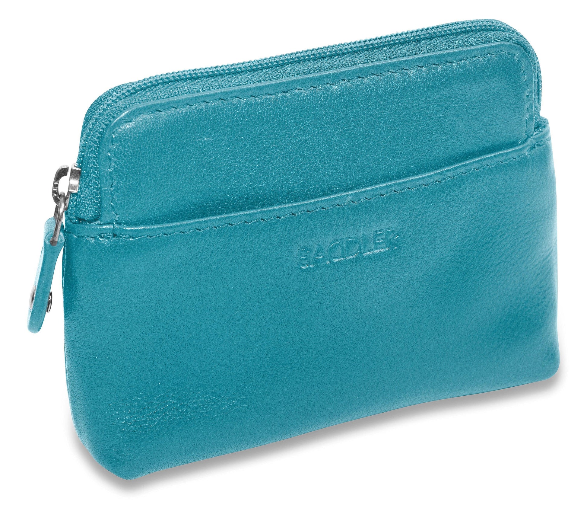 Pia RFID Leather Zip-Top Purse – Saddler - Bascora