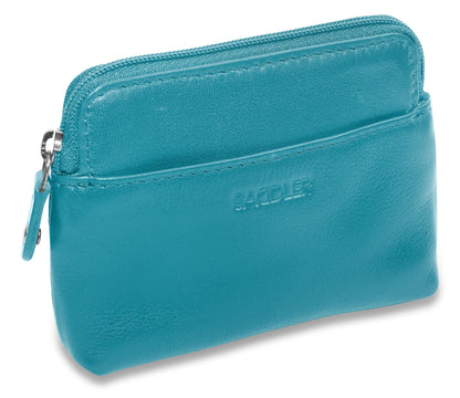 Pia RFID Leather Zip-Top Purse – Saddler - Bascora