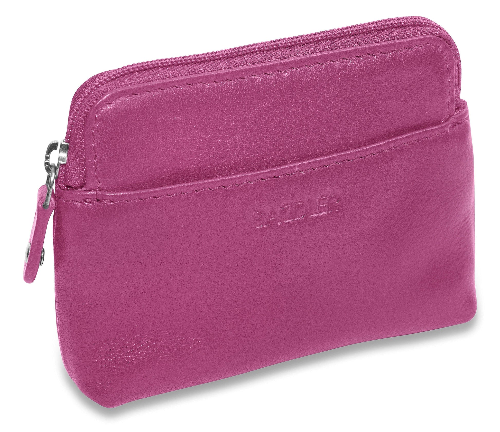 Pia RFID Leather Zip-Top Purse – Saddler - Bascora