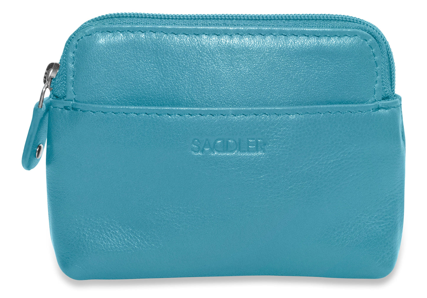 Pia RFID Leather Zip-Top Purse – Saddler - Bascora