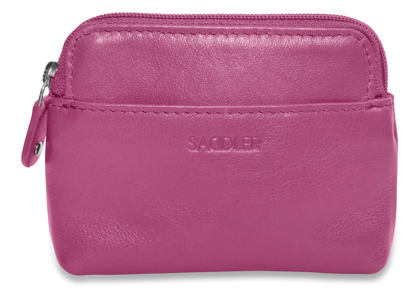 Pia RFID Leather Zip-Top Purse – Saddler - Bascora
