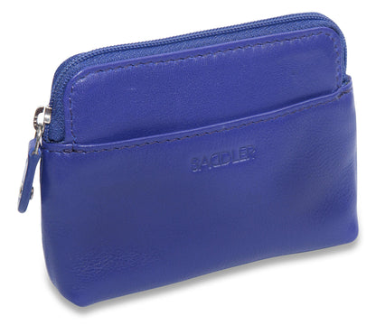 Pia RFID Leather Zip-Top Purse – Saddler - Bascora