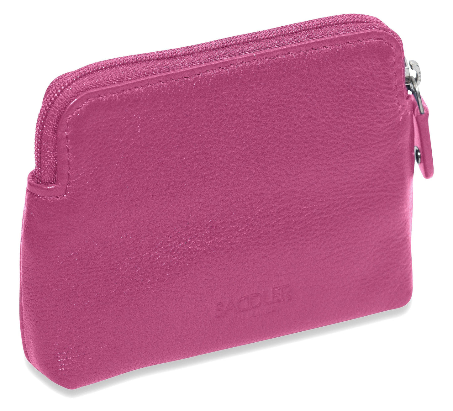 Pia RFID Leather Zip-Top Purse – Saddler - Bascora