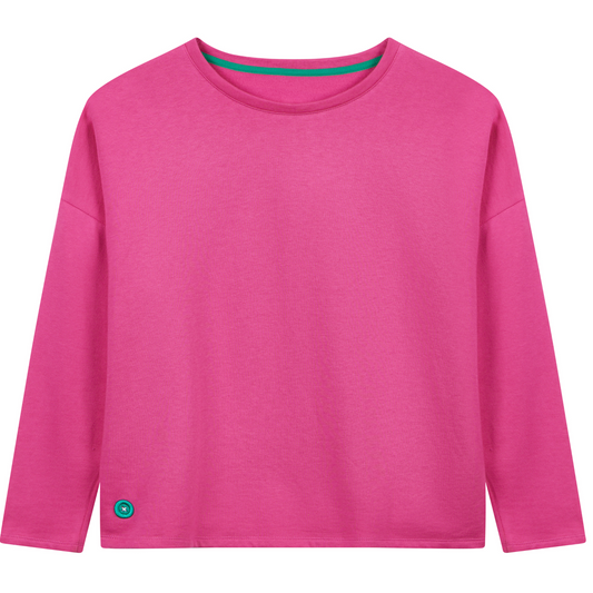 Loungers Unisex Organic Cotton Modal Boxy Sweatshirt