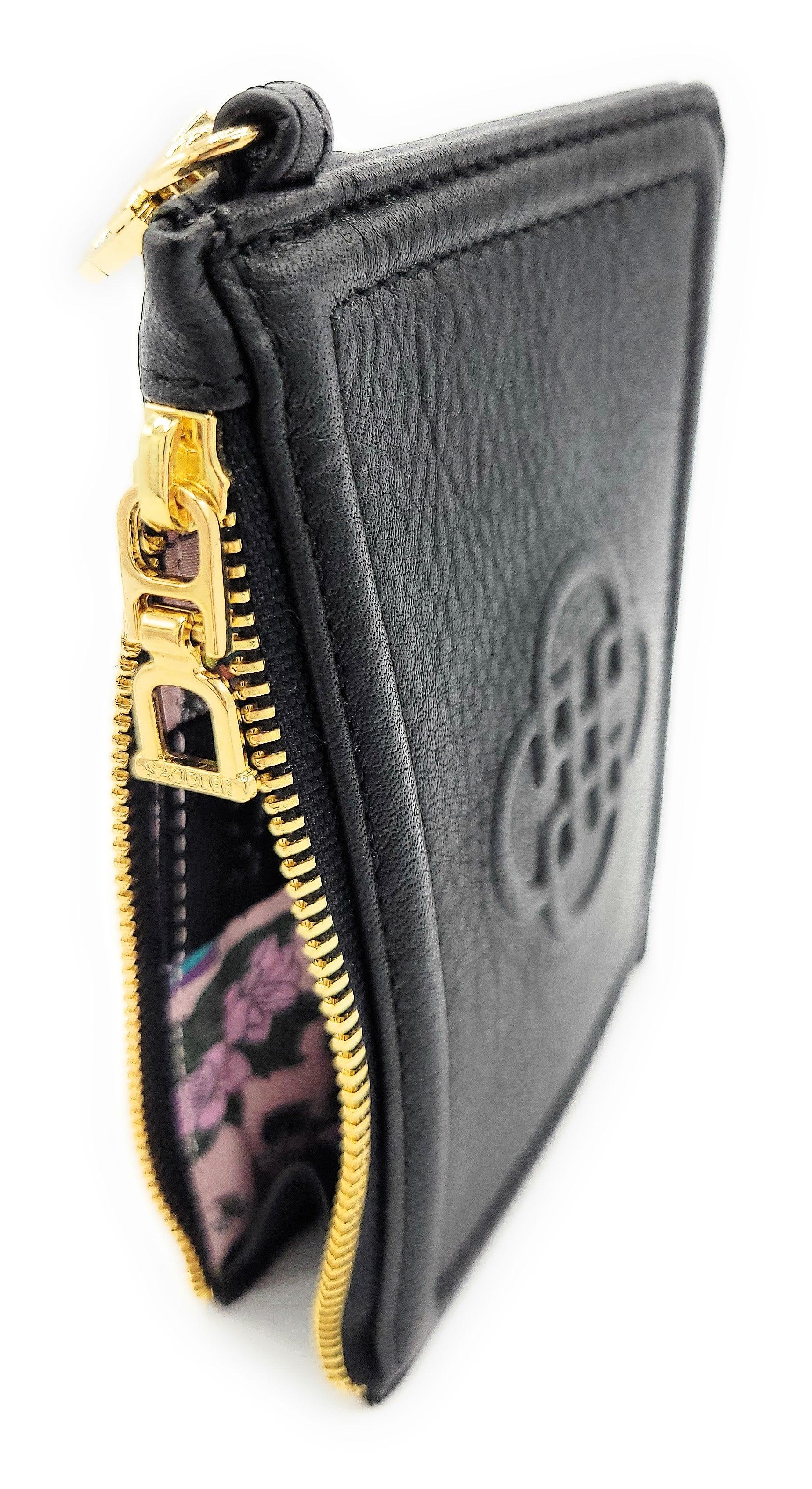 Piper Leather Top-Zip Card Holder – Saddler - Bascora