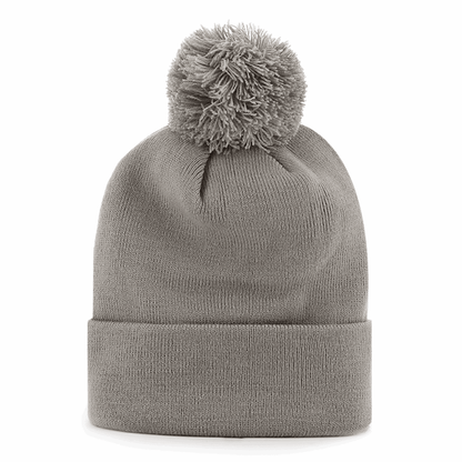 Pom Pom Grey Beanie - Bascora