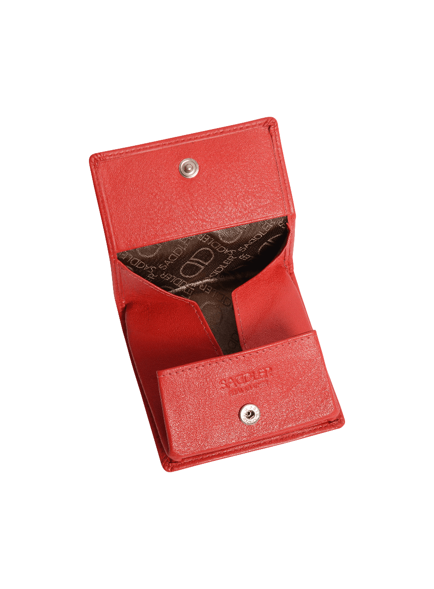 Poppy Leather Mini Tray Purse - Bascora