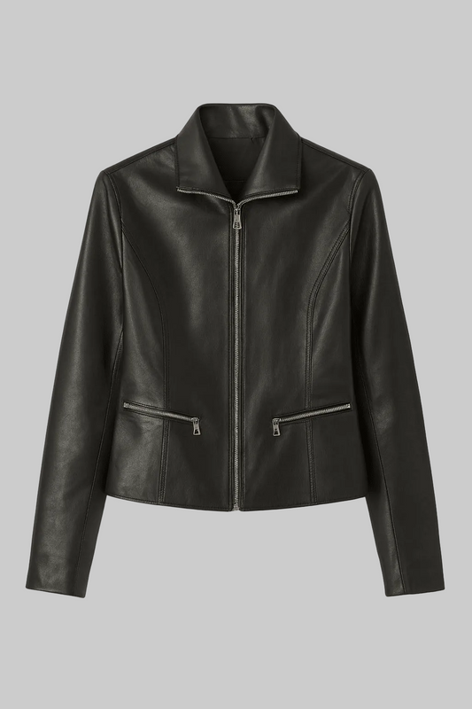 Prestige Tannery Black Leather Jacket - Bascora