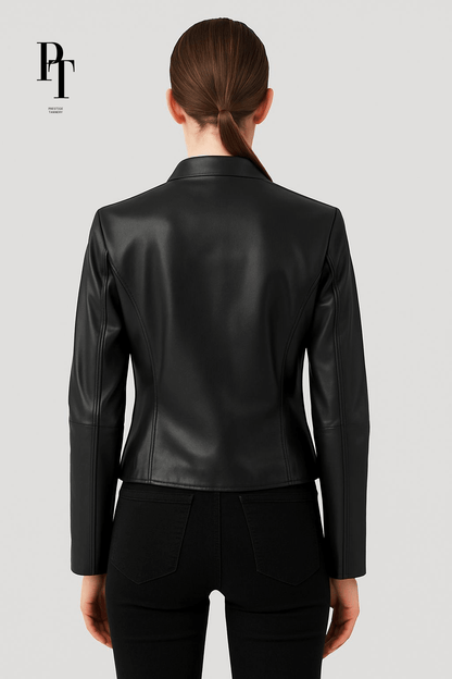 Prestige Tannery Black Leather Jacket - Bascora