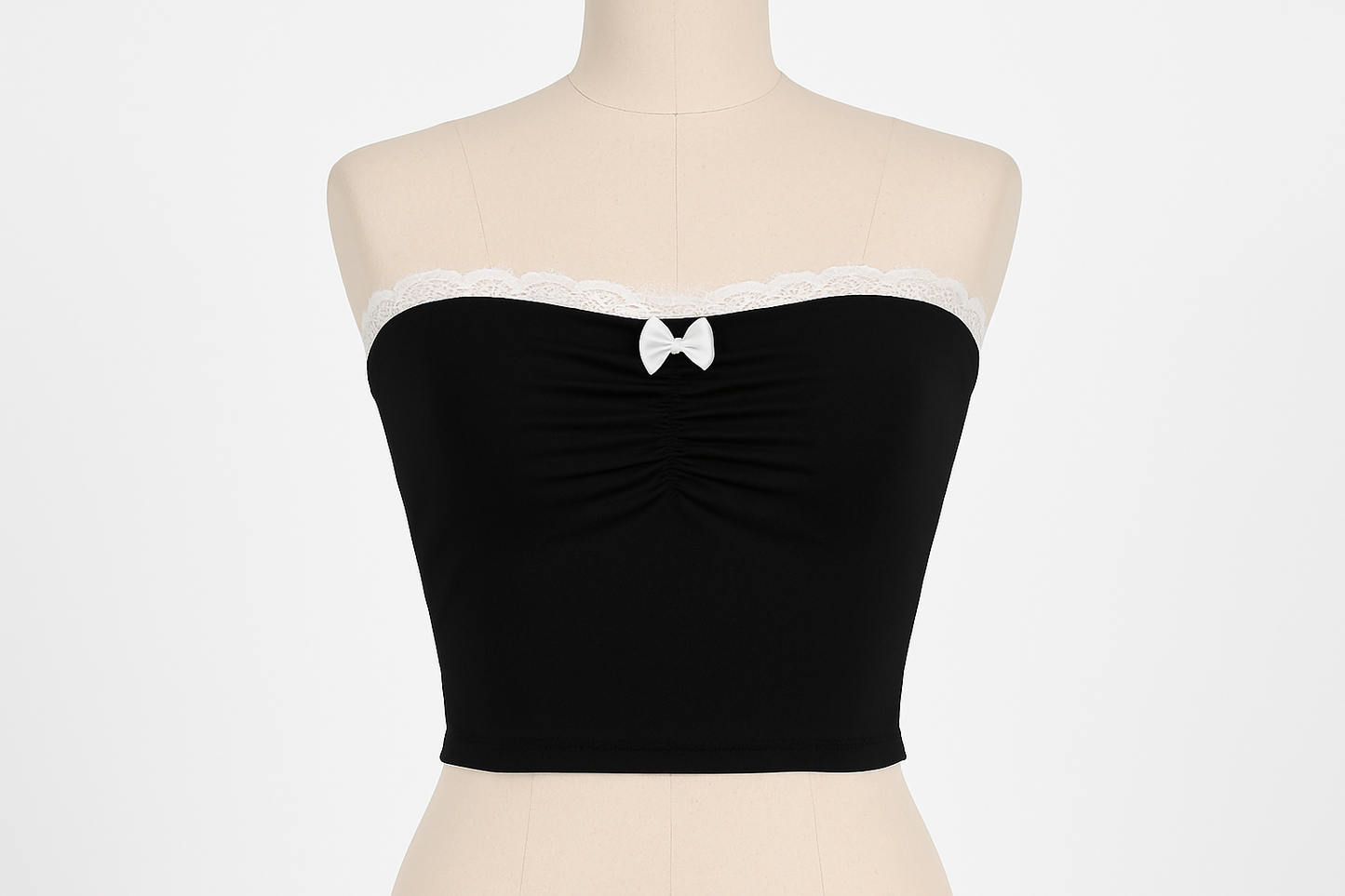 Professional Black Strapless Top Product Image