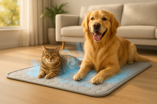 Professional ice silk pet cooling mat product image