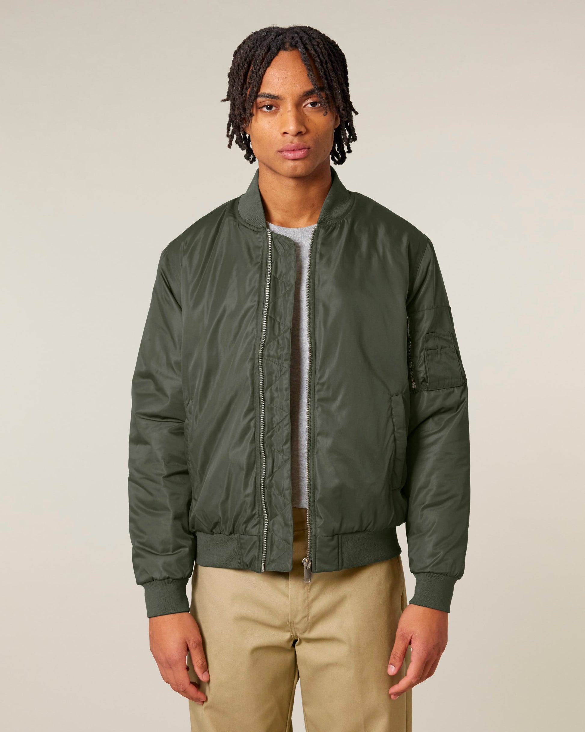 Recycled Bomber Jacket – Unisex - Bascora