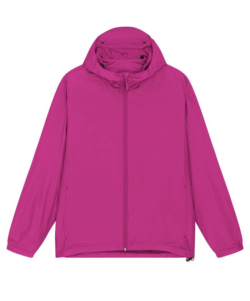 pink Recycled Polyester Lightweight Waterproof Jacket | Bascora