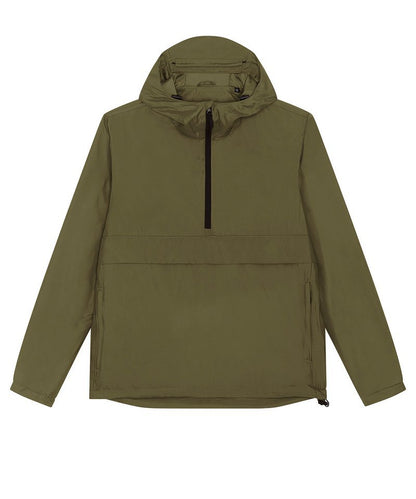 Recycled Polyester Zip Neck Anorak | Bascora