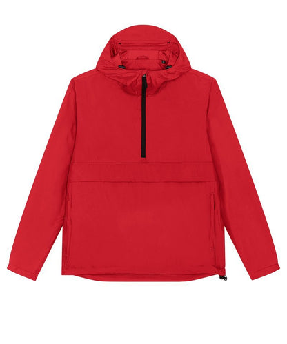 Recycled Polyester Zip Neck Anorak | Bascora