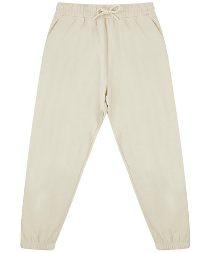 Regenerated Cotton Jog Pants – Unisex Sustainable Joggers cream