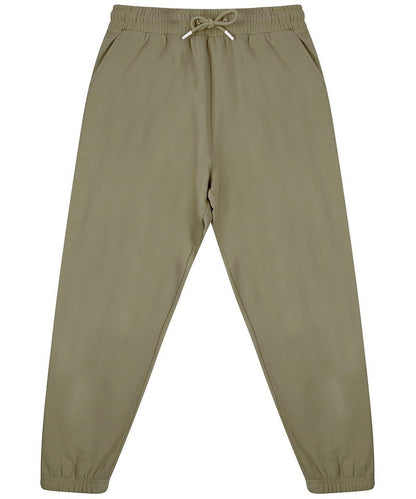 green Regenerated Cotton Jog Pants – Unisex Sustainable Joggers