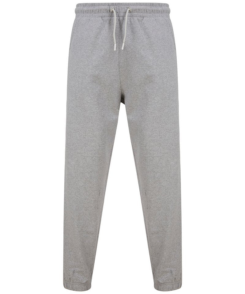 Regenerated Cotton Jog Pants – Unisex Sustainable Joggers grey