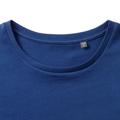 close up Russell Men's Pure Organic Tee | Bascora