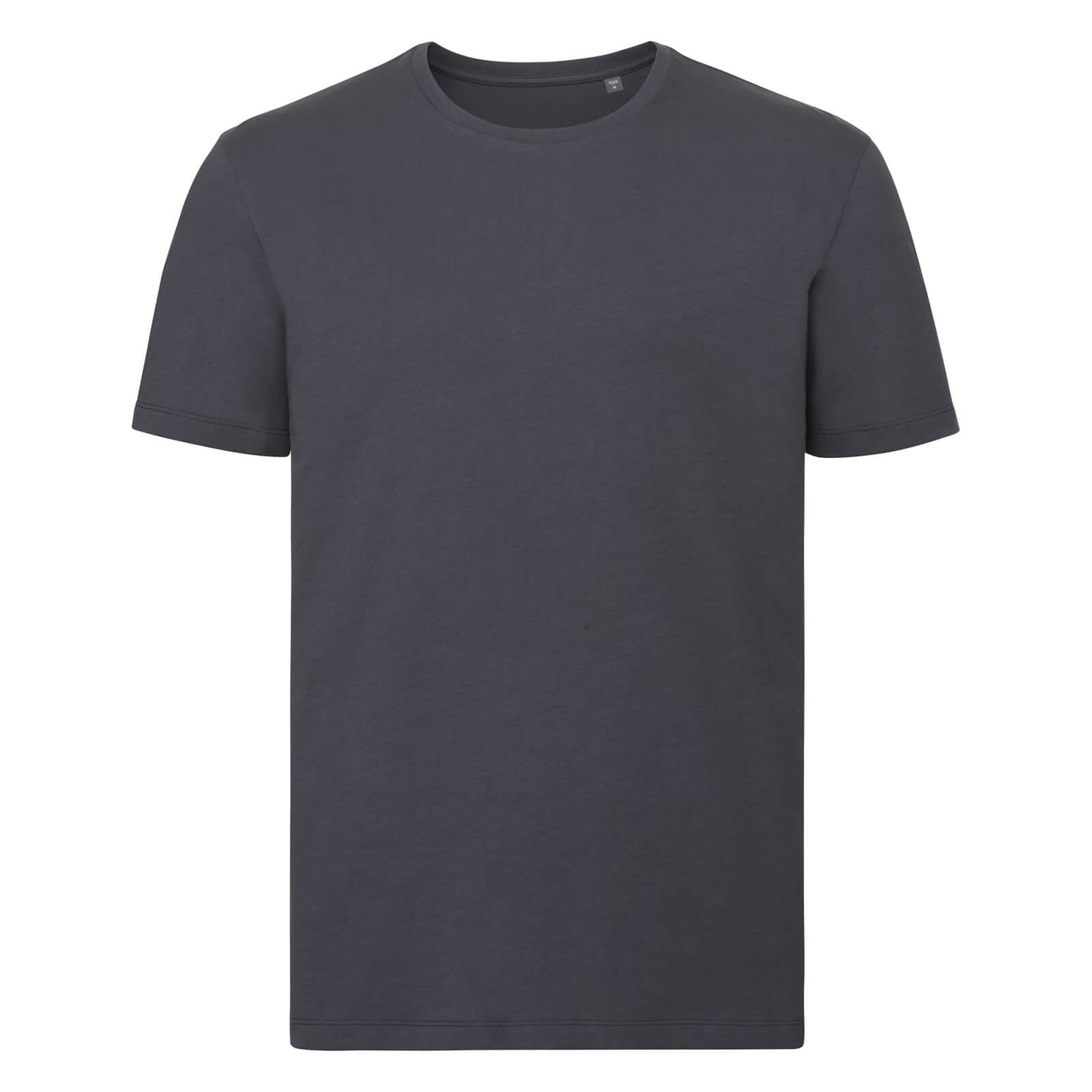 dark grey Russell Men's Pure Organic Tee | Bascora