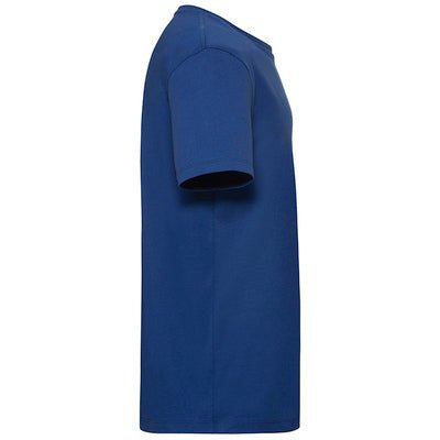 blue side shot Russell Men's Pure Organic Tee | Bascora