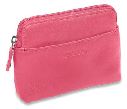 Pia RFID Leather Zip-Top Purse