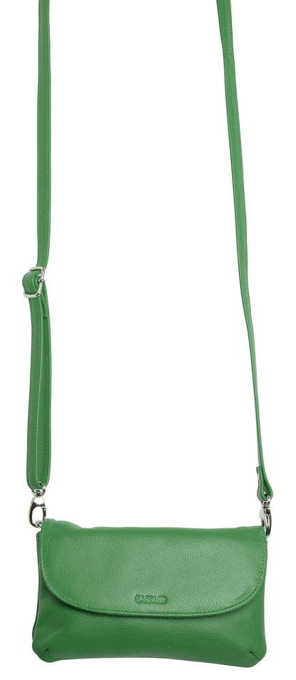 Audrey Leather Crossbody Bag & Clutch