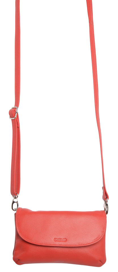 Audrey Leather Crossbody Bag & Clutch