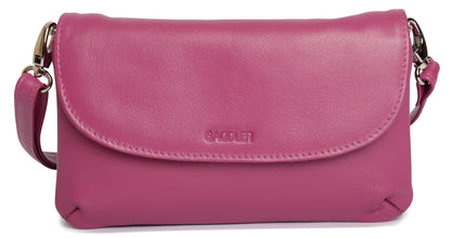 Audrey Leather Crossbody Bag & Clutch