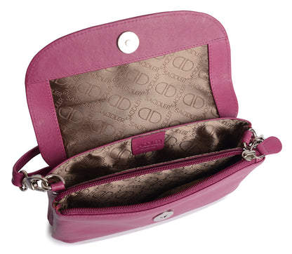 Audrey Leather Crossbody Bag & Clutch