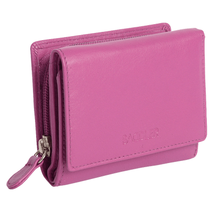 Carla RFID Leather Trifold Purse